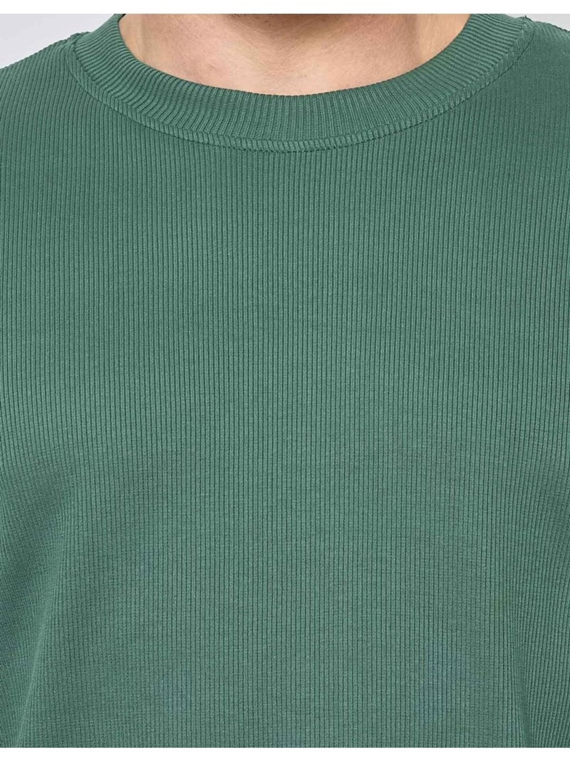 Pull Col Rond Kebello Vert - Kiabi