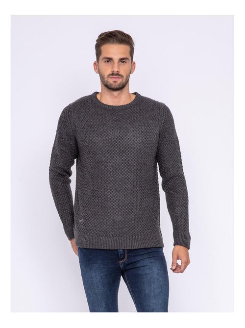 Pull col rond LUMARK - Kiabi