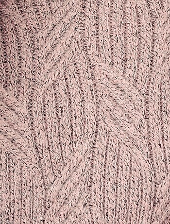 Pull col rond maille chinée thermolactyl - damart