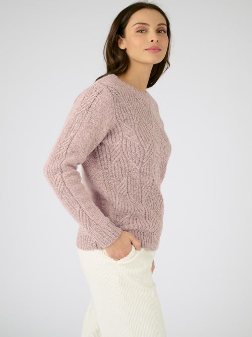 Pull col rond maille chinée thermolactyl - damart - Kiabi Pull col rond maille chinée thermolactyl - damart - Kiabi
