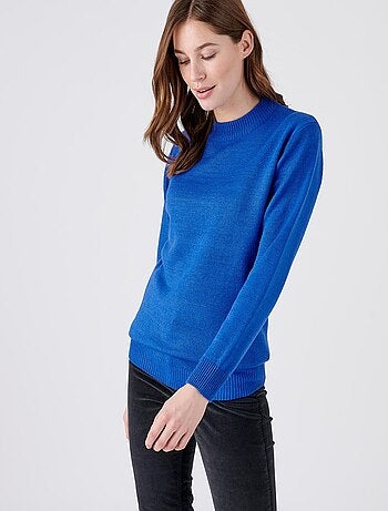 Pull col rond maille jersey - Damart