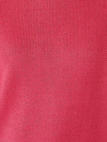 Pull col rond maille jersey - Damart