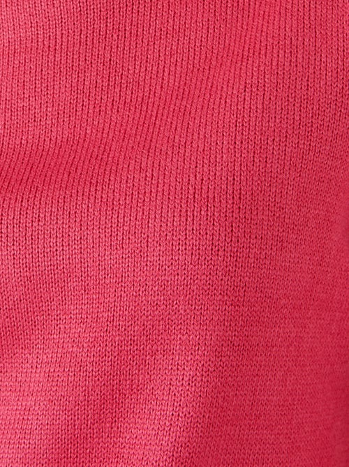 Pull col rond maille jersey - Damart - Kiabi