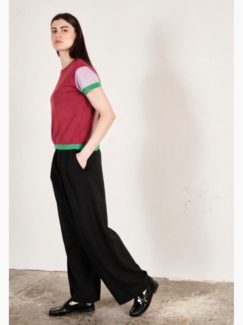 Pull col rond manches courtes femme 100% cachemire & laine ultrafin - KELLY 7 - Kiabi