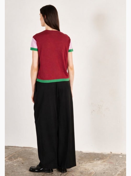 Pull col rond manches courtes femme 100% cachemire & laine ultrafin - KELLY 7 - Kiabi