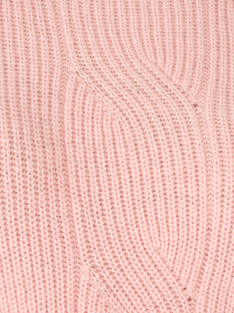 Pull col rond mélange alpaga - Damart Rose - Kiabi
