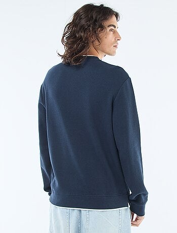 Pull col rond nid d'abeille