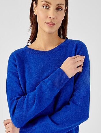 Pull col rond pur cachemire - Damart