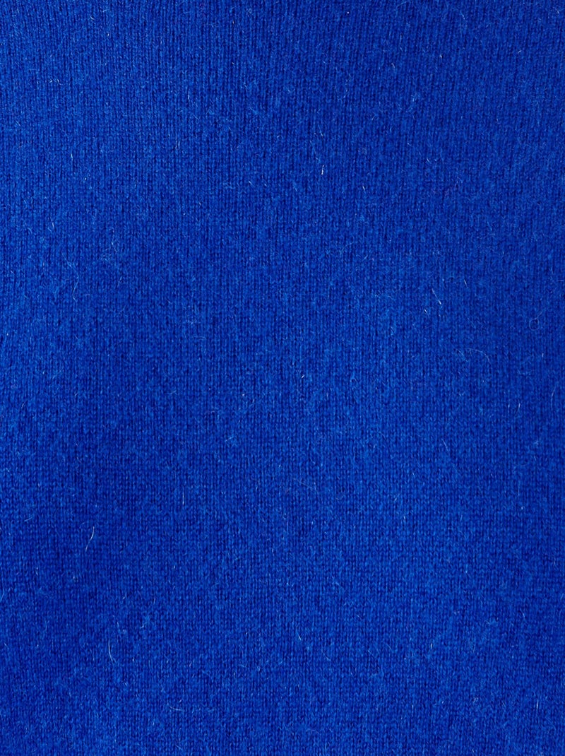 Pull col rond pur cachemire - Damart Bleu - Kiabi