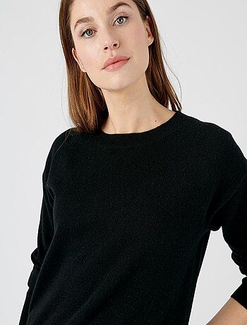 Pull col rond pur cachemire - Damart