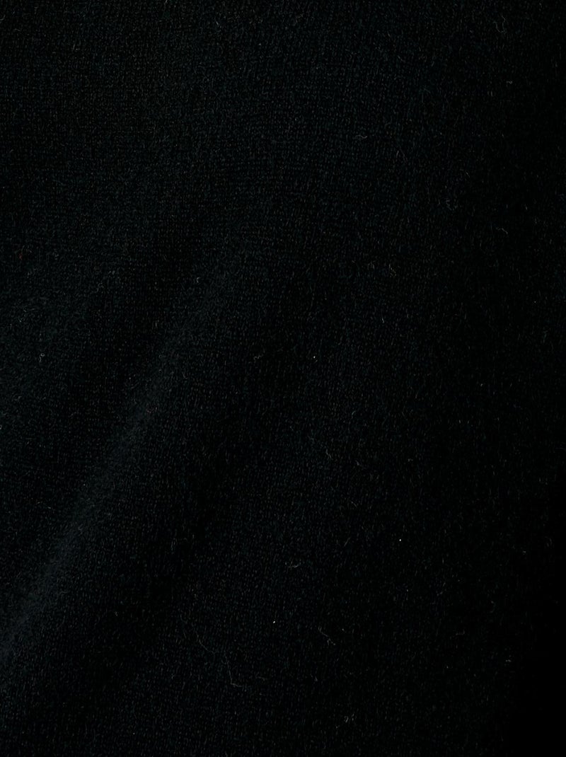 Pull col rond pur cachemire - Damart Noir - Kiabi