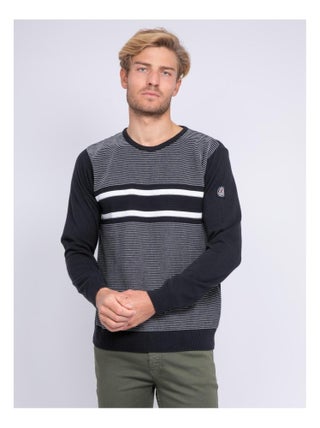 Pull col rond pur coton APAWA