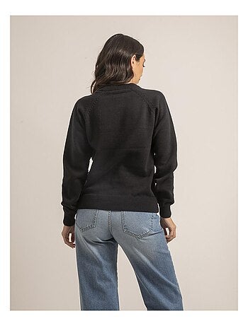 Pull col rond pur coton KORDINE