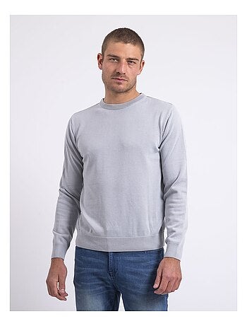 Pull col rond pur coton LADARKO