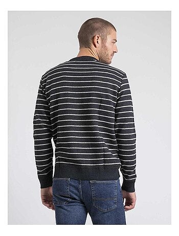 Pull col rond rayures LIMUTIL