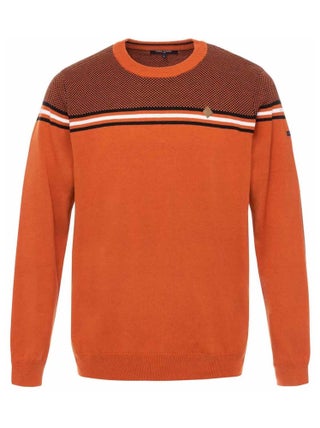 Pull col rond rouille Homme - Terre de Marins