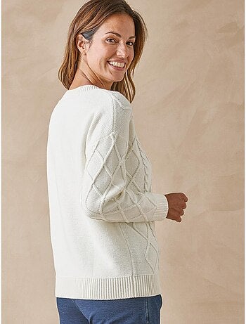 Pull col rond torsadé - DAXON