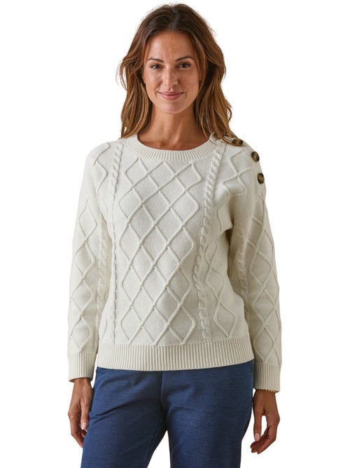 Pull col rond torsadé - DAXON - Kiabi