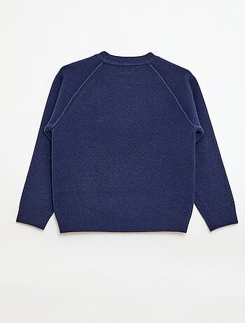 Pull col rond toucher doux