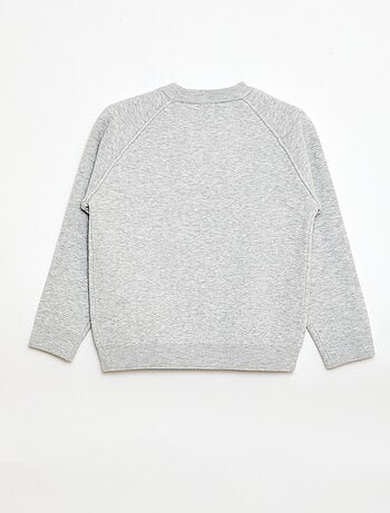 Pull col rond toucher doux