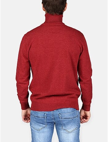 Pull col roulé