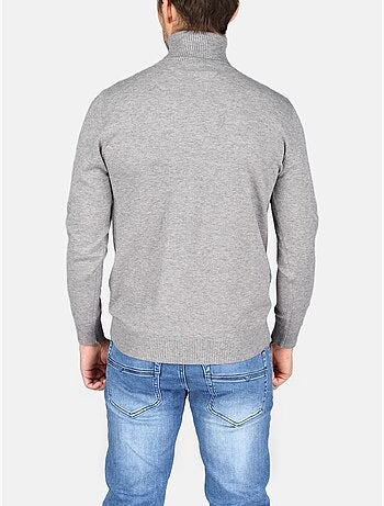 Pull col roulé
