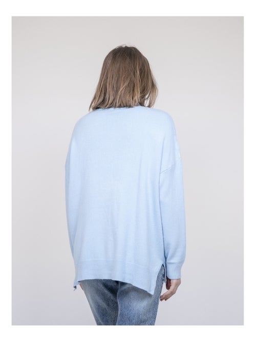 Pull col roulé à sequins KARLINE - Kiabi