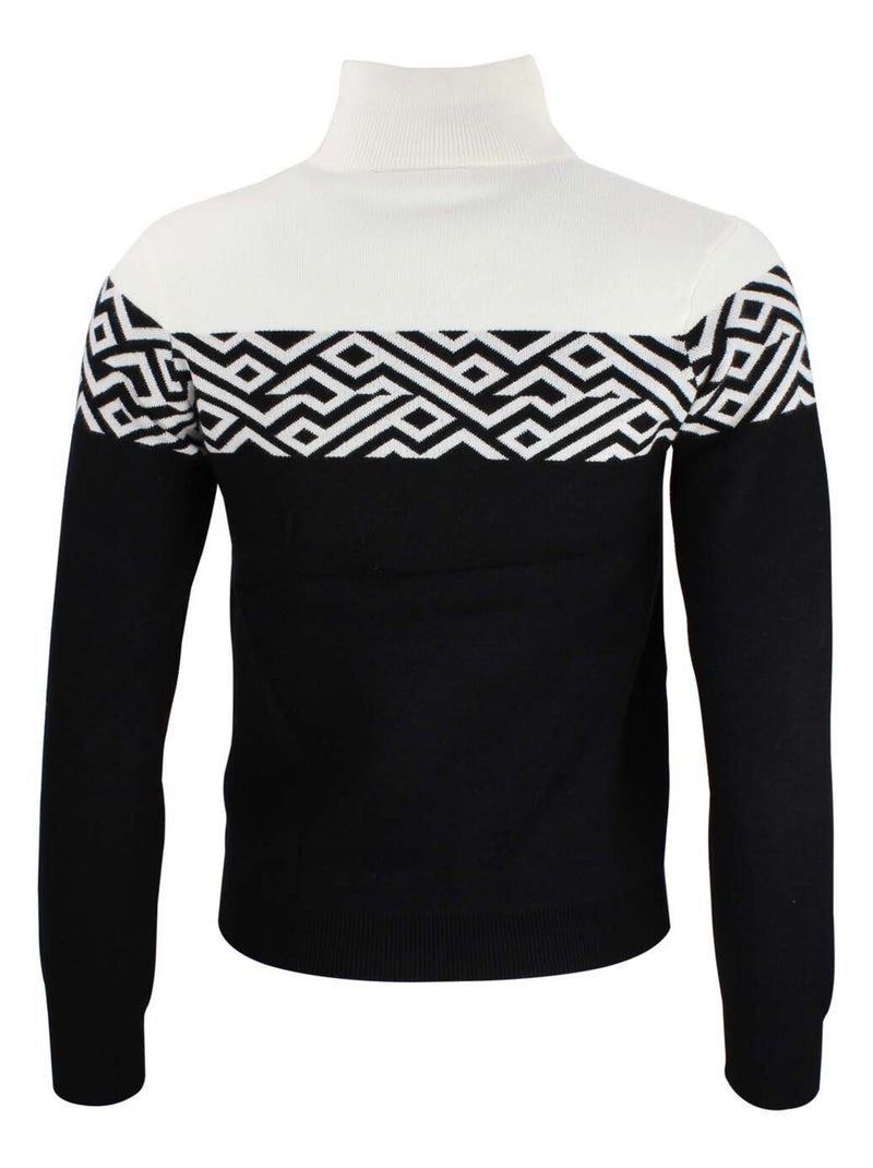 Pull col roulé AKAR - PEAK MOUNTAIN Noir Noir - Kiabi