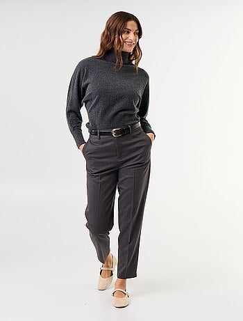 Pull col roulé avec emmanchures chauve-souris