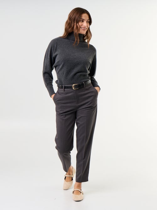 Pull col roulé avec emmanchures chauve-souris - Kiabi