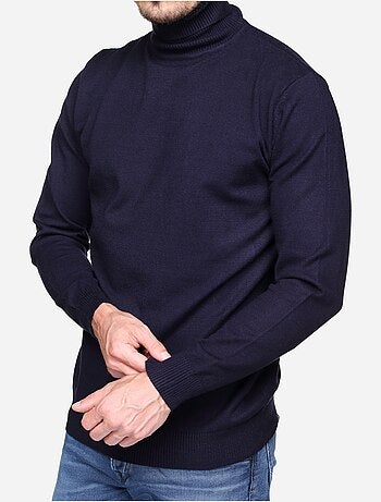 Pull col roulé