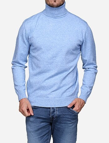 Pull col roulé
