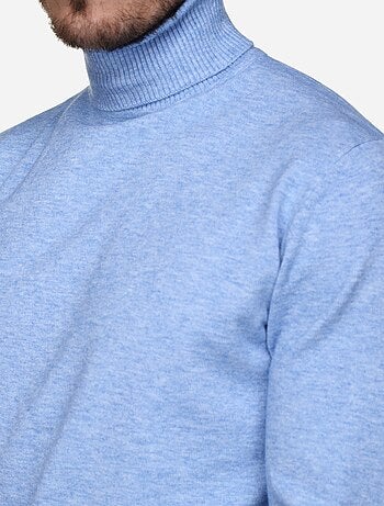 Pull col roulé