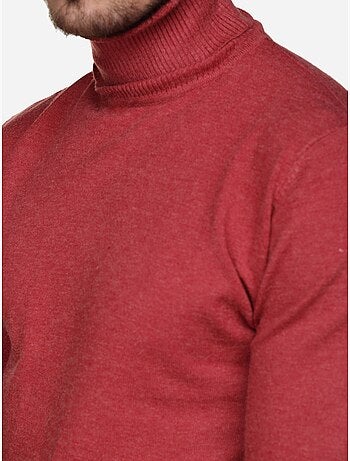 Pull col roulé