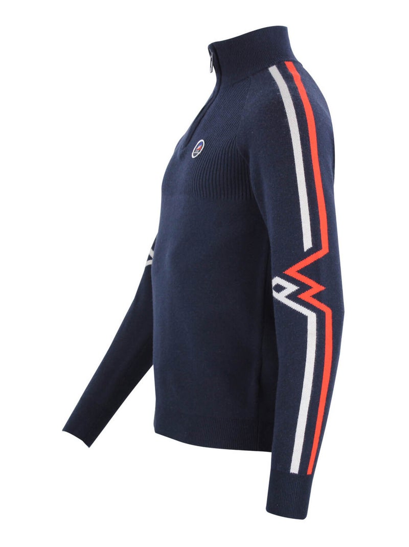 Pull col roulé CIAO - PEAK MOUNTAIN Bleu marine - Kiabi