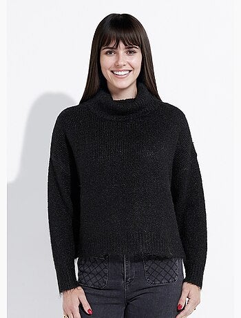 Pull col roulé en maille épaisse - AFIBEL