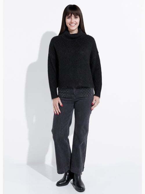 Pull col roulé en maille épaisse - AFIBEL - Kiabi