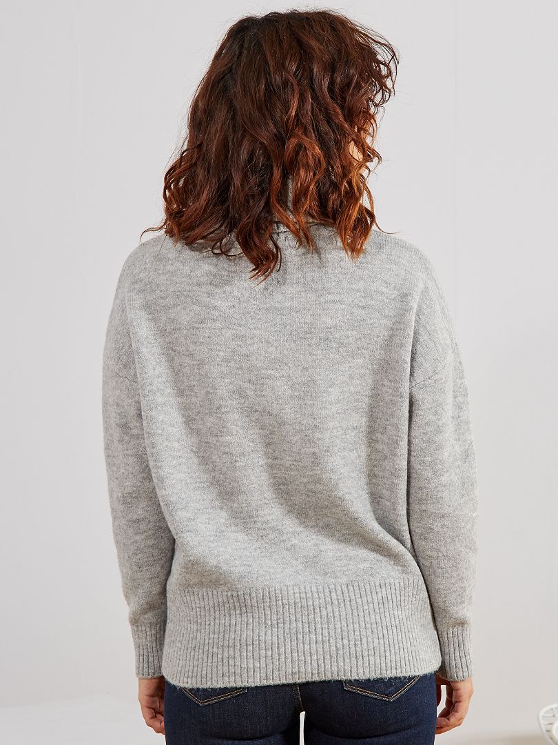 Ensemble femme détente col roulé en maille douce