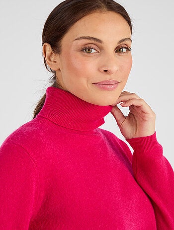 Pull col roulé en pur cachemire - Damart