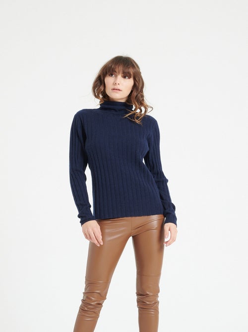 Pull col roulé femme 100% cachemire - LILLY 15 - Kiabi