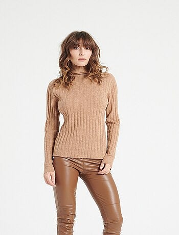 Pull col roulé femme 100% cachemire - LILLY 15