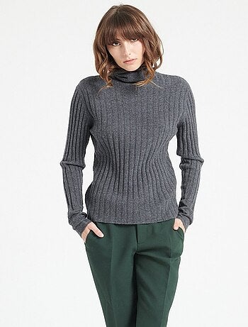 Pull col roulé femme 100% cachemire - LILLY 15