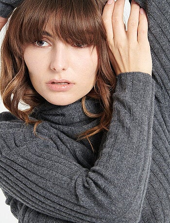 Pull col roulé femme 100% cachemire - LILLY 15