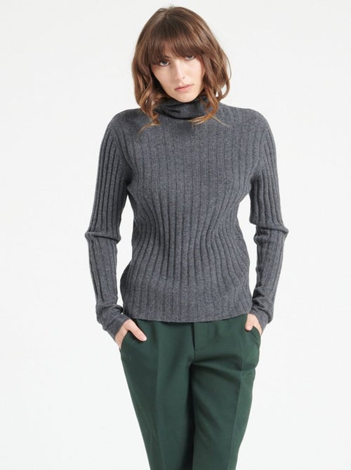 Pull col roulé femme 100% cachemire - LILLY 15 - Kiabi