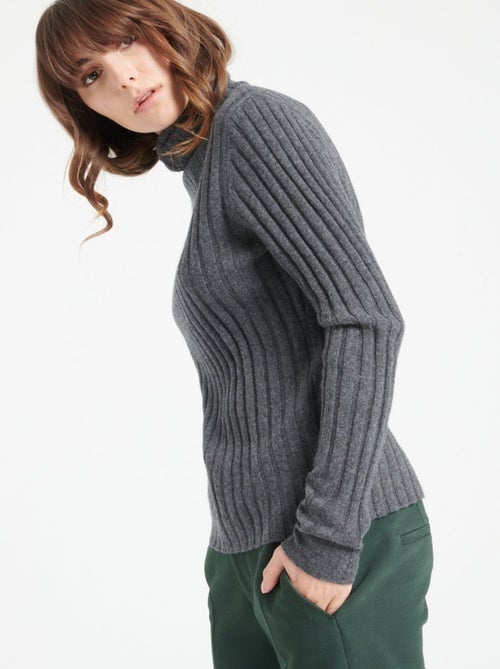 Pull col roulé femme 100% cachemire - LILLY 15 - Kiabi