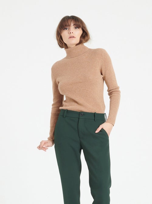 Pull col roulé femme 100% cachemire - LILLY 17 - Kiabi