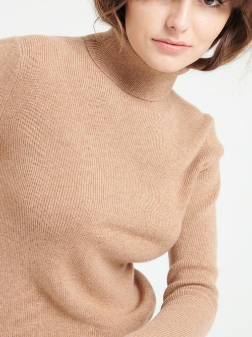 Pull col roulé femme 100% cachemire - LILLY 17 - Kiabi