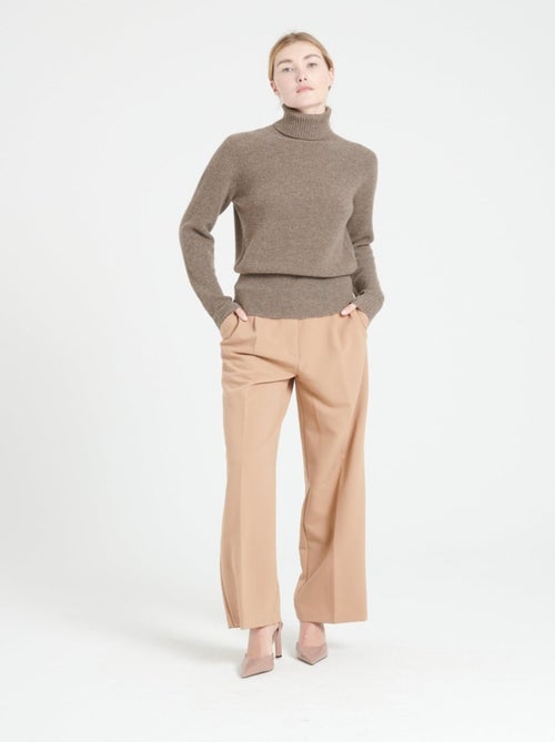 Pull col roulé femme 100% cachemire - LILLY 21 - Kiabi