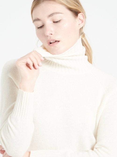 Pull col roulé femme 100% cachemire - LILLY 22 - Kiabi