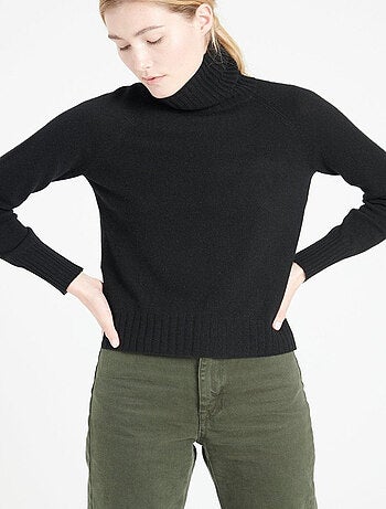 Pull col roulé femme 100% cachemire - LILLY 22